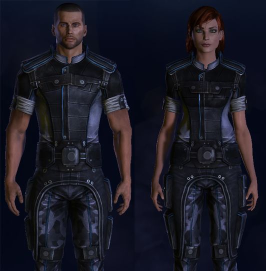 mass effect 3 casual outfits